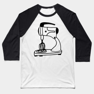 Retro Stand Mixer Baseball T-Shirt